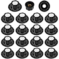 Los mejores  - Jubaopen 18Pcs Botón de Potenciómetro Perillas de Control de Potenciómetro Guitarra Eléctrica Perillas de Tono Perilla…